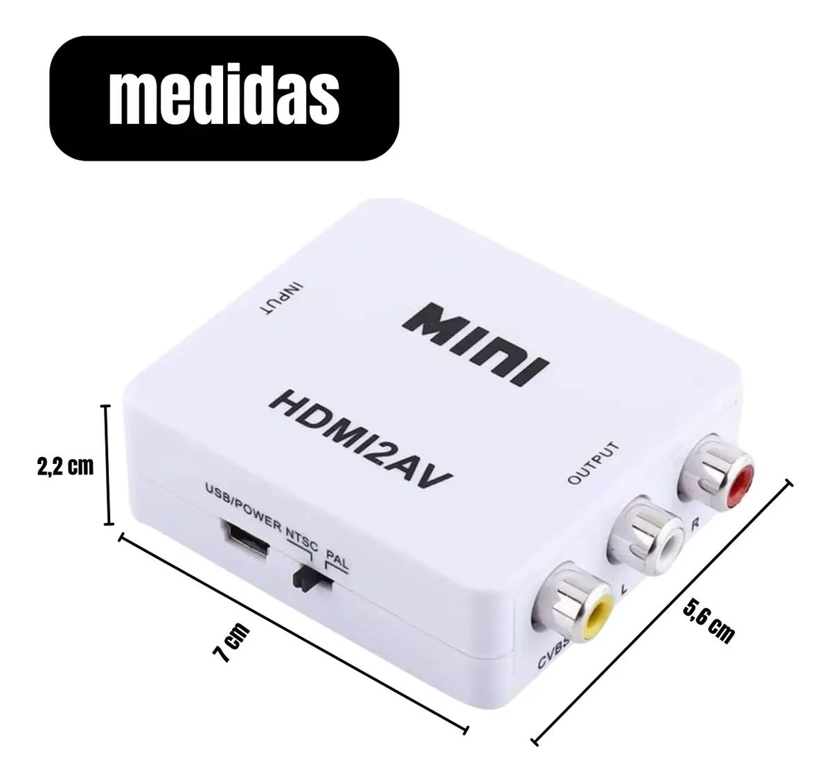 CONVERSOR RCA PARA HDMI EMPIRE - 4700 - Imagem 5