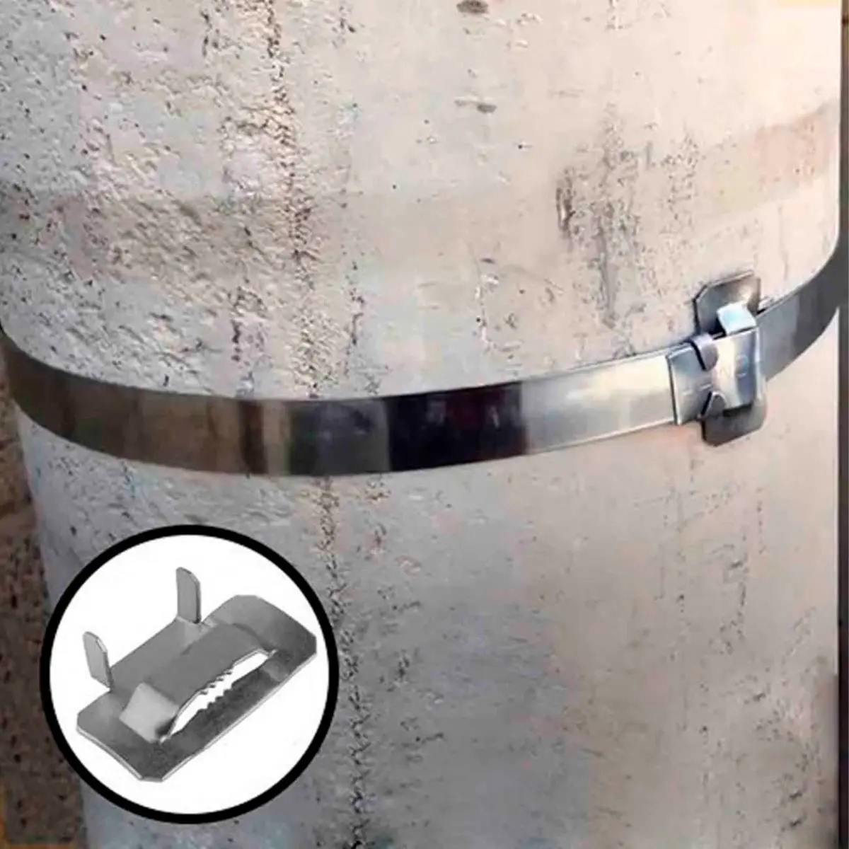 FECHO FUSIMEC AÇO INOX 3/4 DENTADO 19mm PARA FITA - Imagem 4
