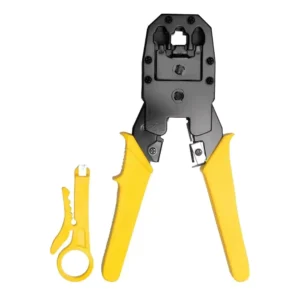 ALICATE CRIMPAR, CORTAR E DECAPAR CABOS DE REDE RJ11/RJ12/RJ45 – PROFISSIONAL