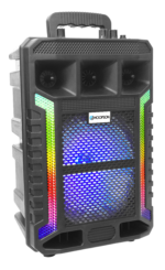 CAIXA DE SOM BLUETOOTH HOOPSON RBM-020 COM LED RGB 100W RMS TWS - Imagem 3