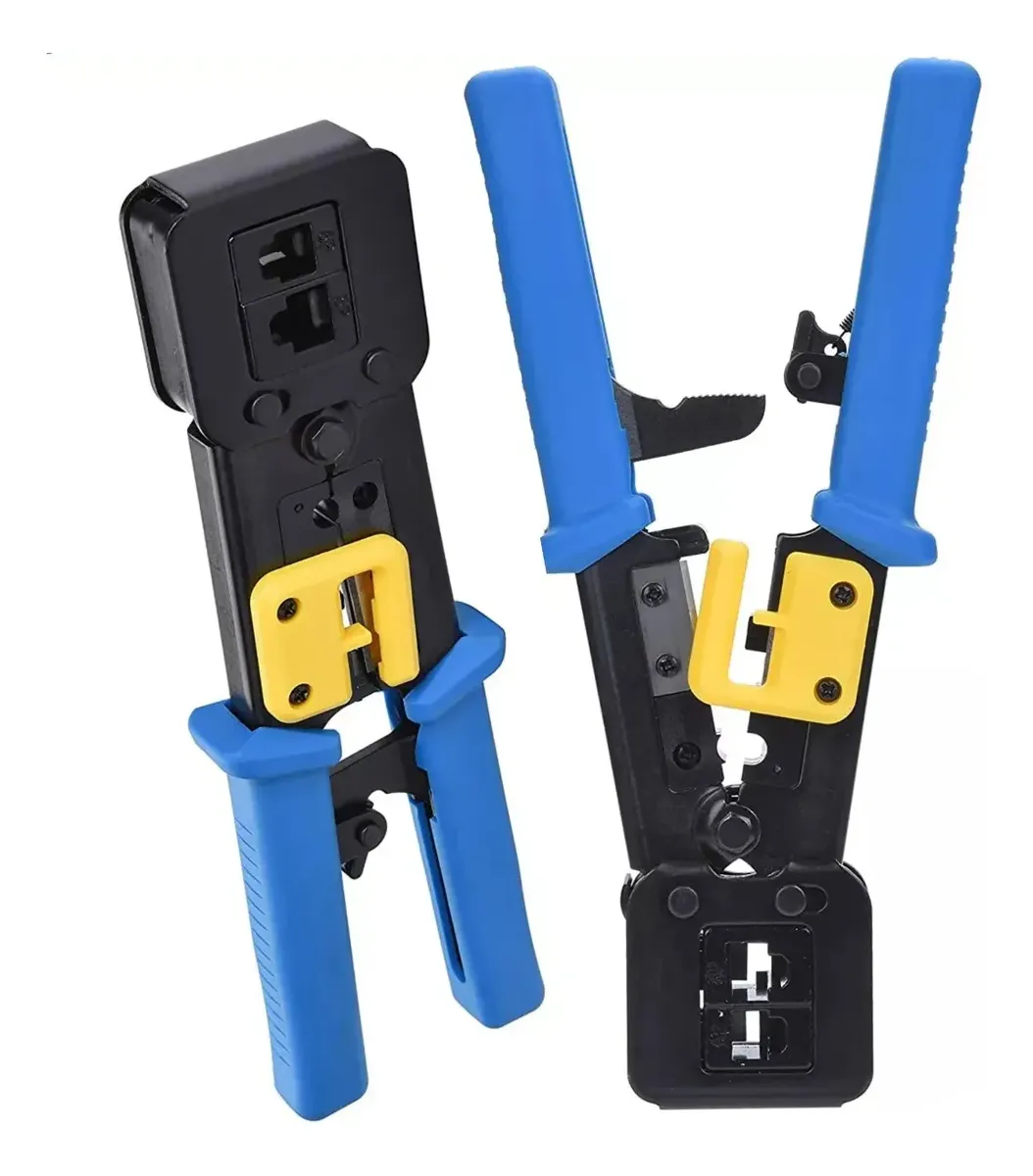 ALICATE CRIMPAGEM DE CABOS RJ45 EZ CRIMP – CONECTOR PROFISSIONAL PARA REDE - Imagem 4