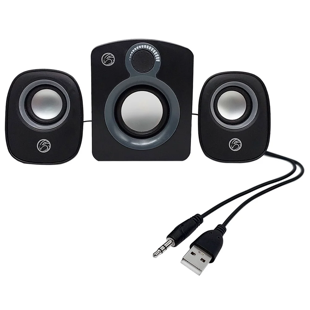 CAIXA DE SOM BRAZIL PC 2.1 USB BPC-SP203 - Imagem 2