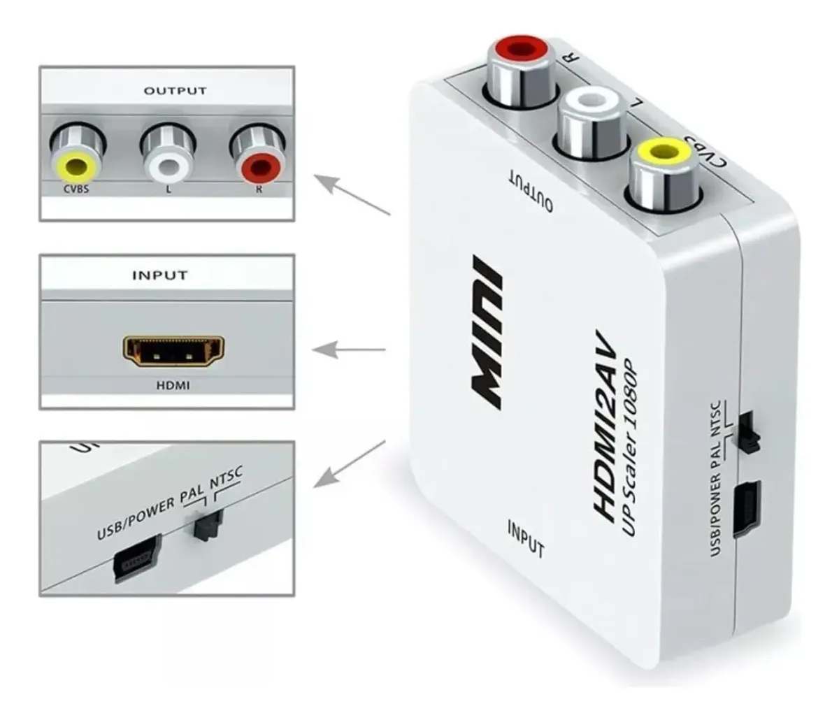 CONVERSOR RCA PARA HDMI EMPIRE - 4700 - Imagem 4