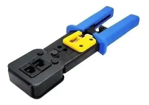 ALICATE CRIMPAGEM DE CABOS RJ45 EZ CRIMP – CONECTOR PROFISSIONAL PARA REDE