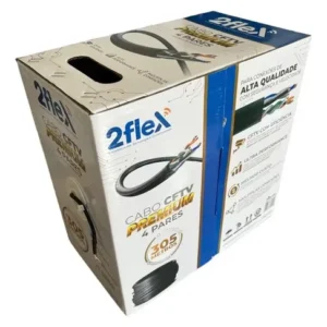 CABO CFTV 4 PARES 305M PREMIUM ALTA QUALIDADE